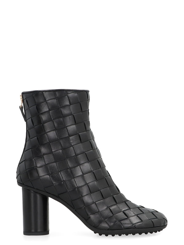 Atomic Intrecciato Leather Ankle Boots