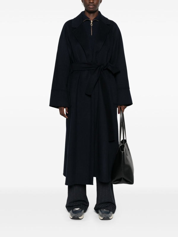 Agatha Tie Double Wool Coat