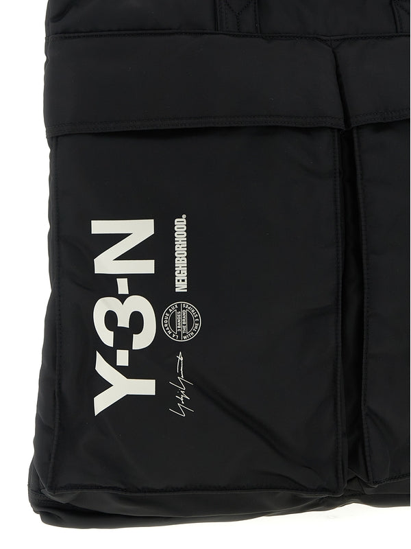 Y-3 Black Tote Bags