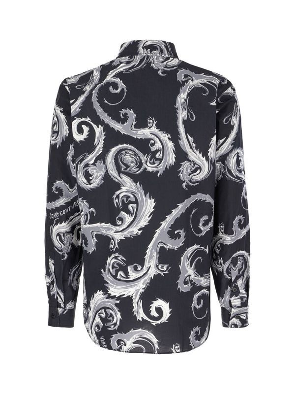 Baroque Print Cotton Shirt