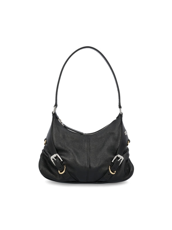 Voyou Buckle Leather Shoulder Bag