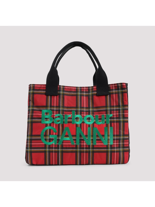 Barbour Red Tote Bags