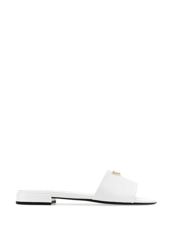 Prada White Slides