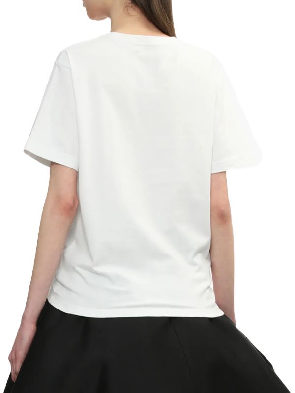 Logo Lace Patchwork T-shirt