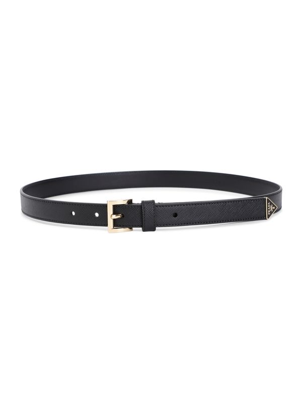 Triangle Logo Leather Belt