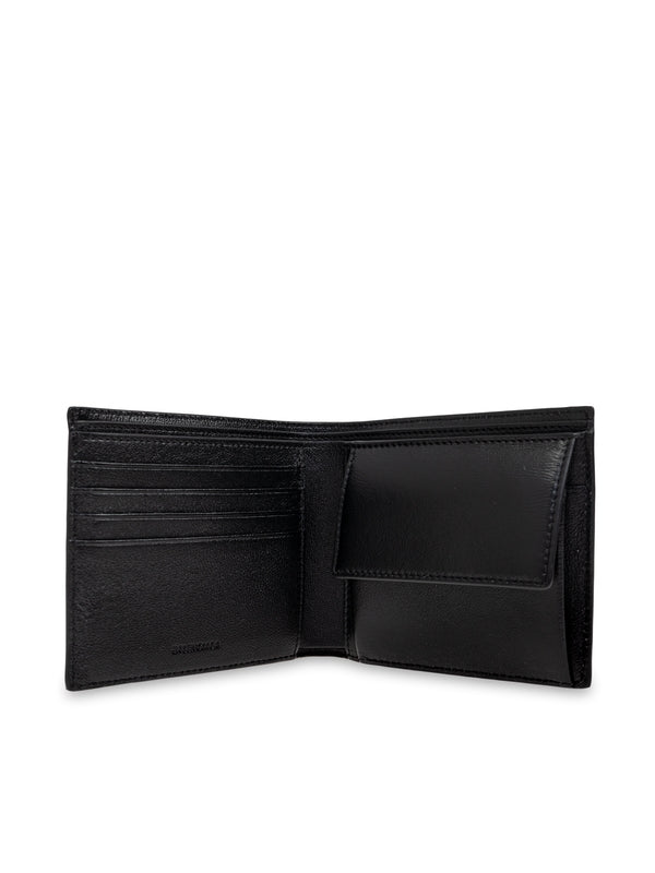 Cash Stencil Political Logo
  Leather Bifold Wallet