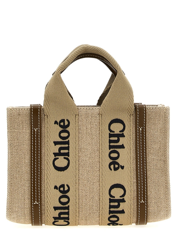 Woody Linen Canvas Tote Bag