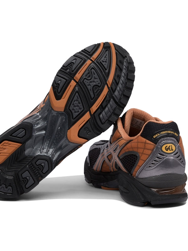 Asics Orange Grey Low Top Sneakers