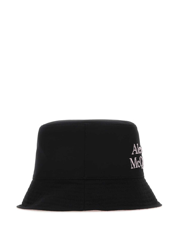 Alexander Mcqueen Black Bucket Hats