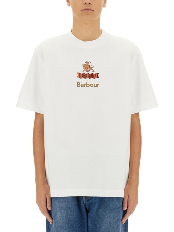 Barbour White Half Sleeve