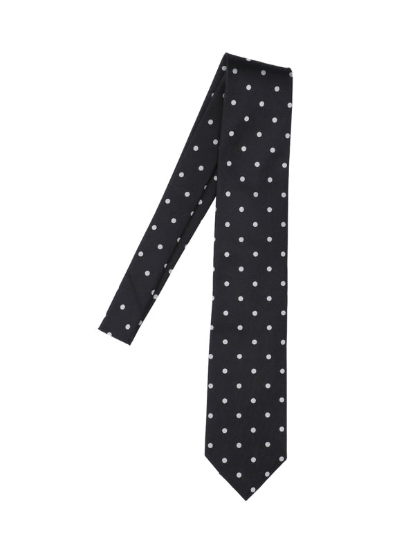 Dot Pattern Silk Tie