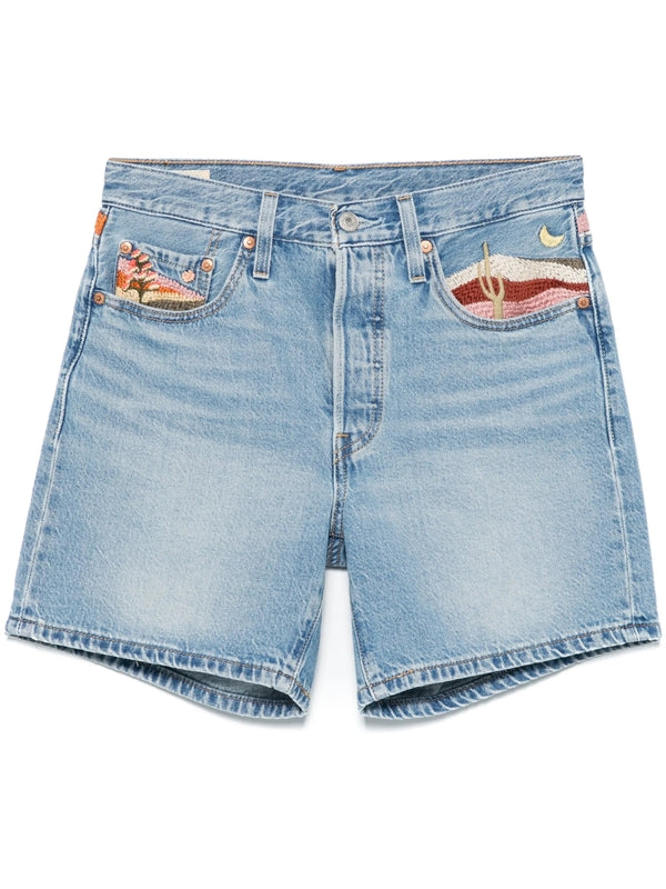 Levi'S Sky Blue Shorts