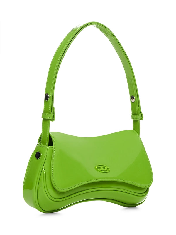 Play Logo Faux Leather Tote Bag