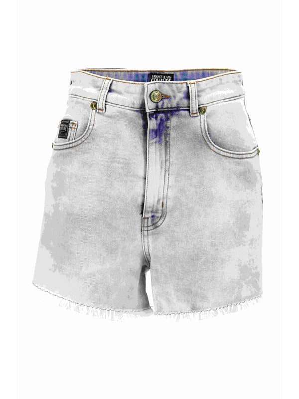 Washing Detail Denim Shorts