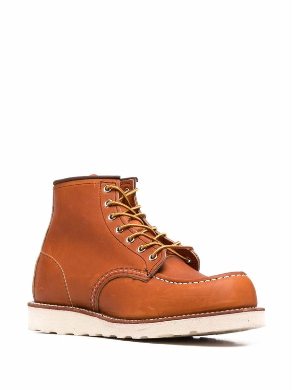 Red Wing Brown Lace-Up Boots