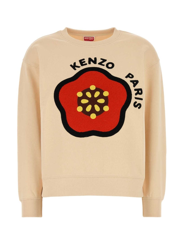 Pop Logo Embroidered Cotton Sweatshirt