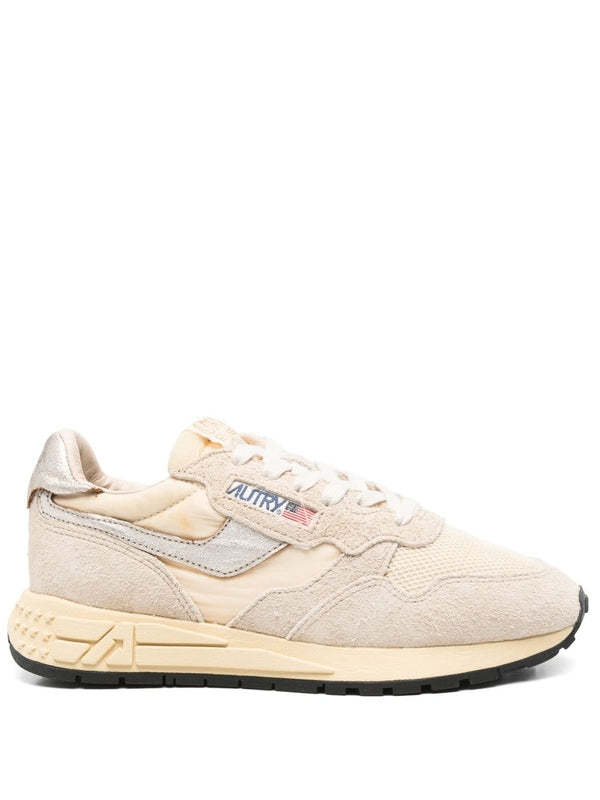 Autry Beige Low Top Sneakers