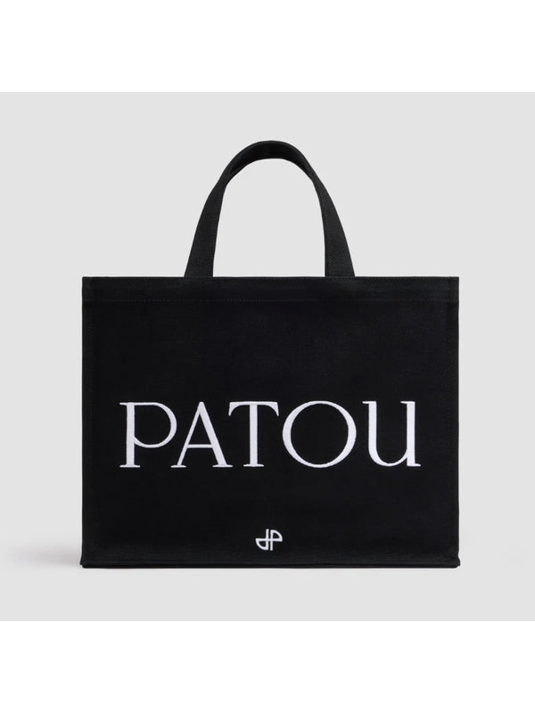 Patou Black Tote Bags