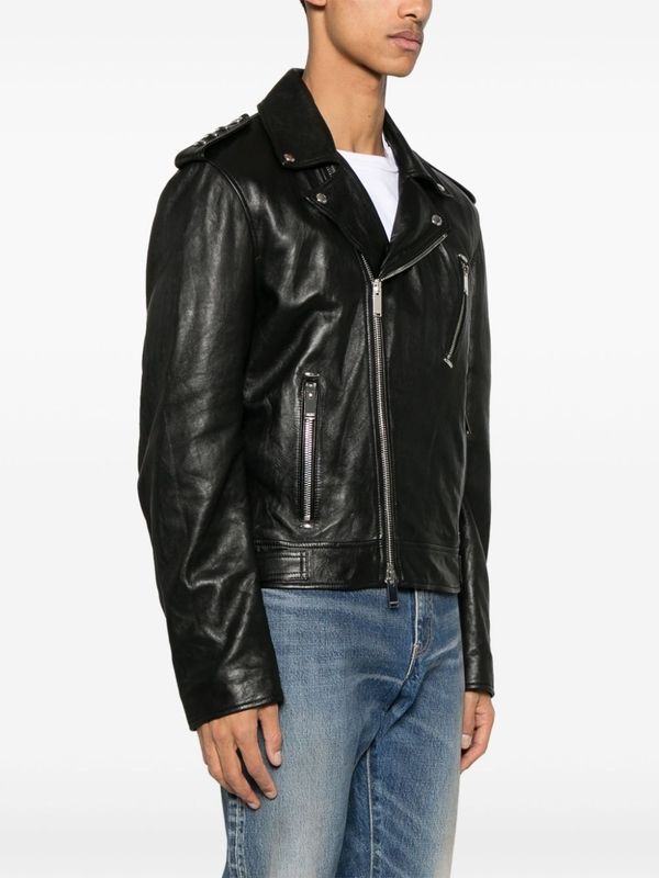 Alexander Mcqueen Black Biker