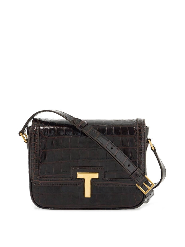 Wallis Croco Effect Leather Crossbody Bag