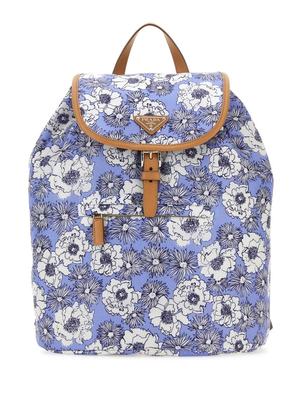 Prada Blue Backpacks