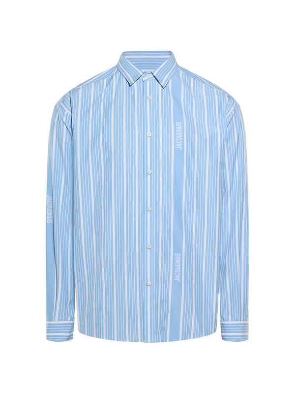 Simon Logo Stripe Shirt
