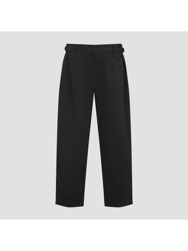 Carrot Straight Cotton Pants