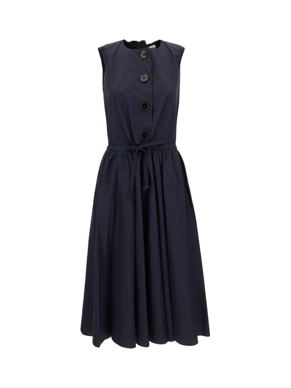 Patou Navy Midi Dress