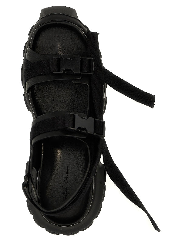 Tractor Leather Buckle Strap Sandals