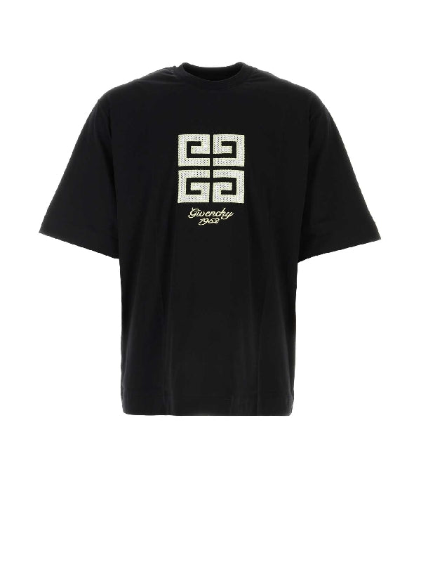 4GエンブレムクルーネックTシャツ