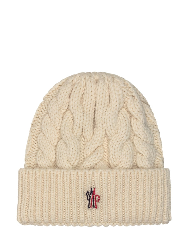 Grenoble Logo Cable Wool Beanie