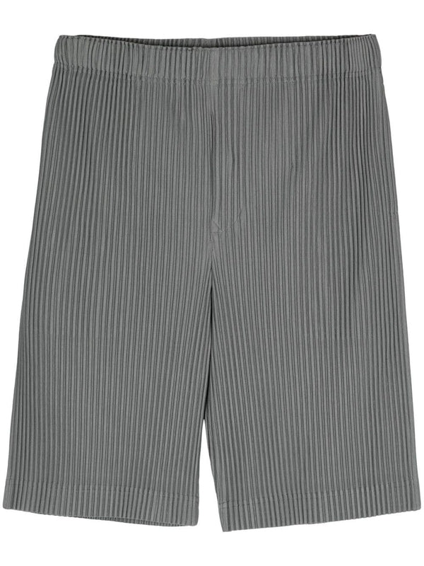 Pleated Bermuda Shorts