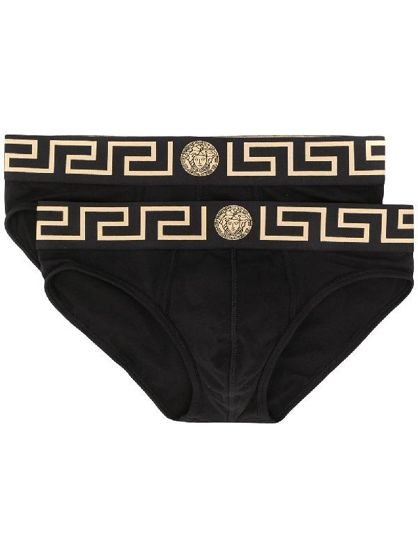 Greca Logo Band Panty 2-Pack