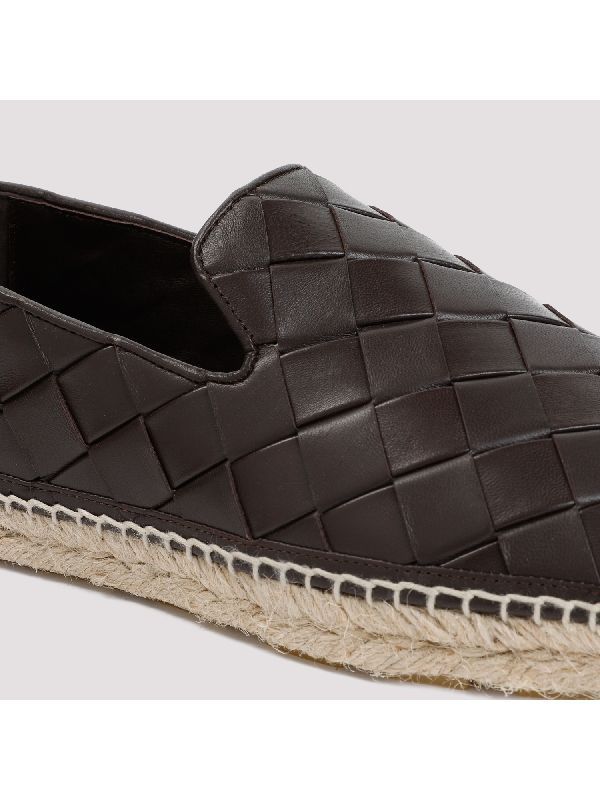 Intrecciato Leather Espadrilles