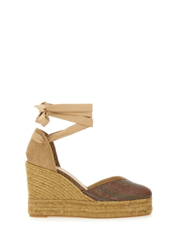 Castañer Brown Wedge Sandals