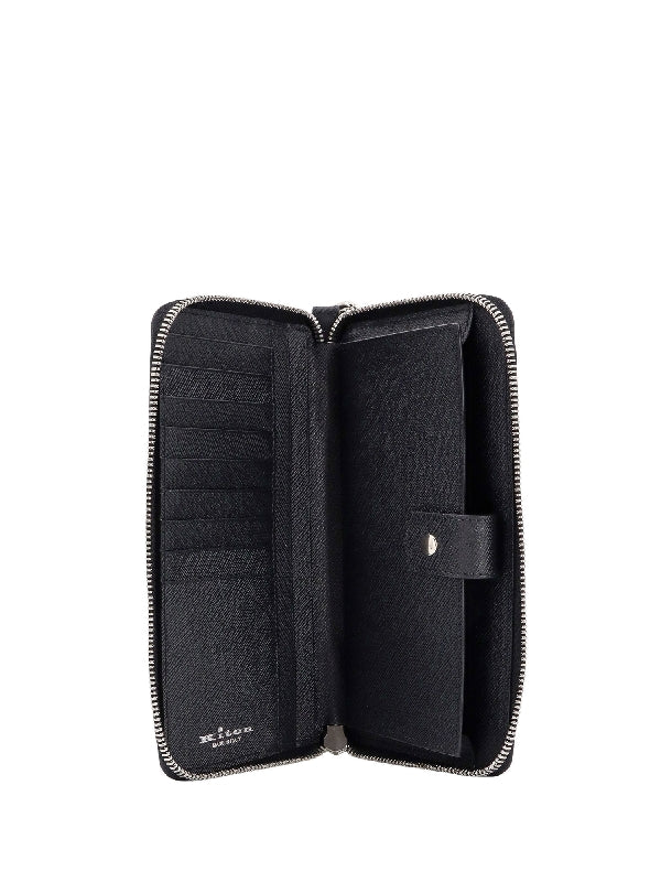 Kiton - Logo Zipper Phone Case Wallet - Jente