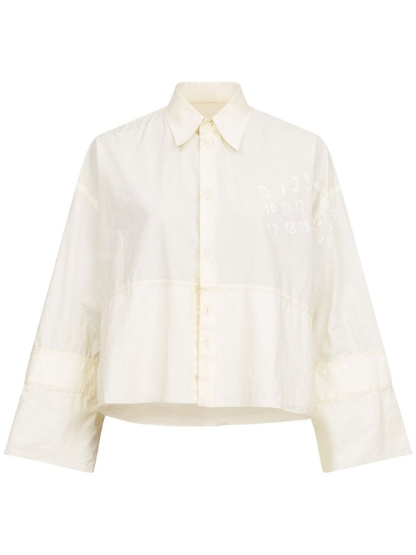 Wide Sleeve Cotton Shirt