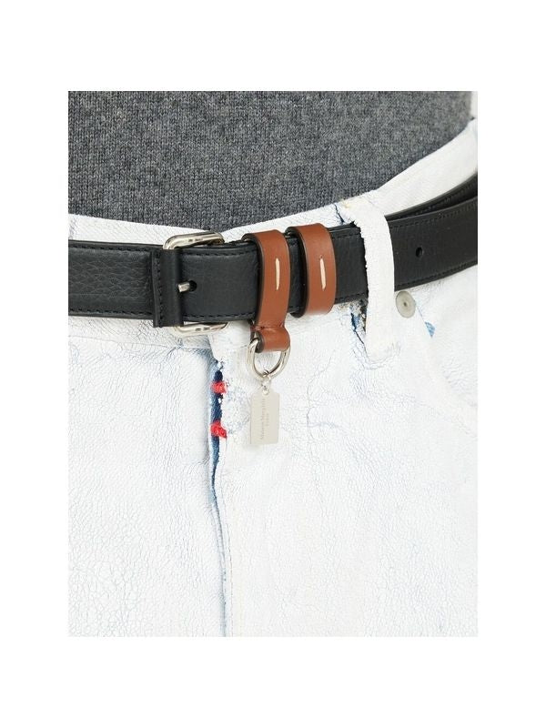 Punch Hole Detail Calfskin Belt