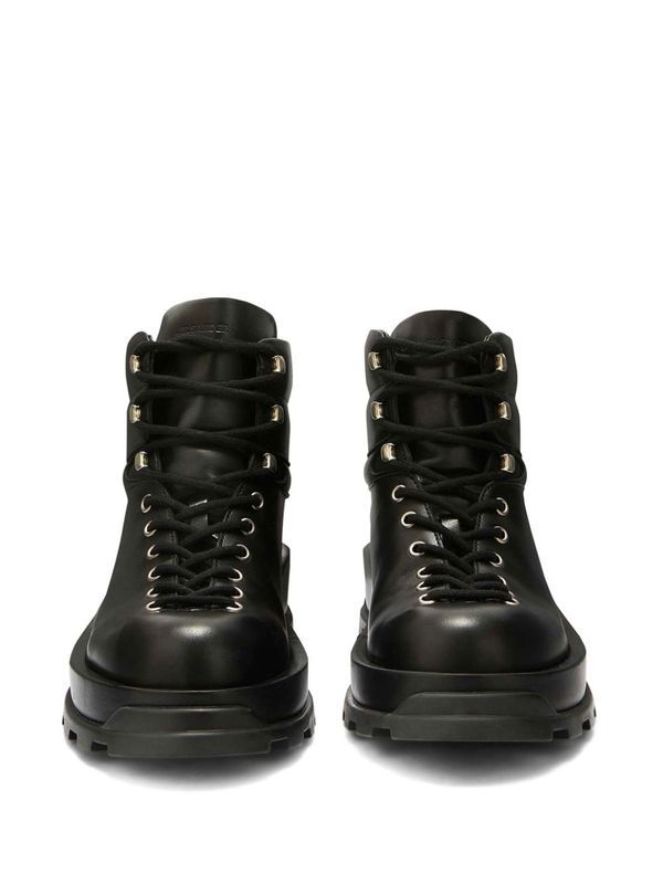 Chunky Sole Lace-up Boots - Jente