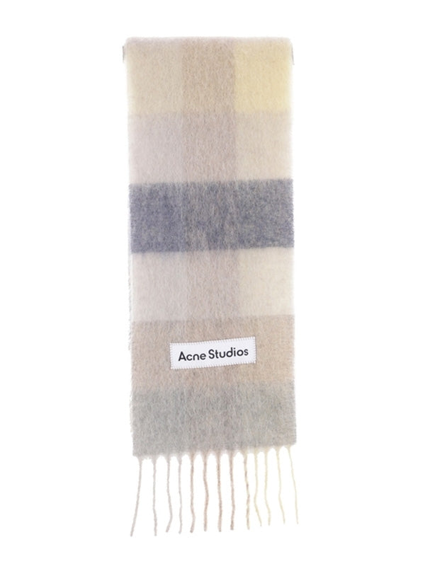 Acne Studios Checked Wool Mufflers