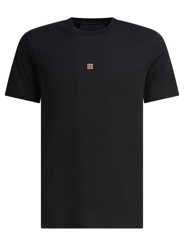 4g Logo Embroidery Cotton Short Sleeve T-shirt