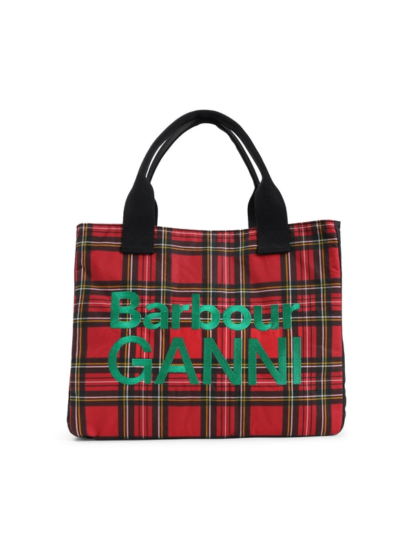 Barbour Red Tote Bags