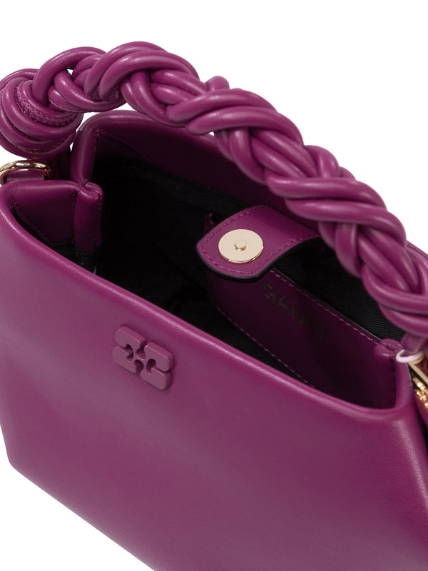 Bou Logo Decoration Leather Tote Bag