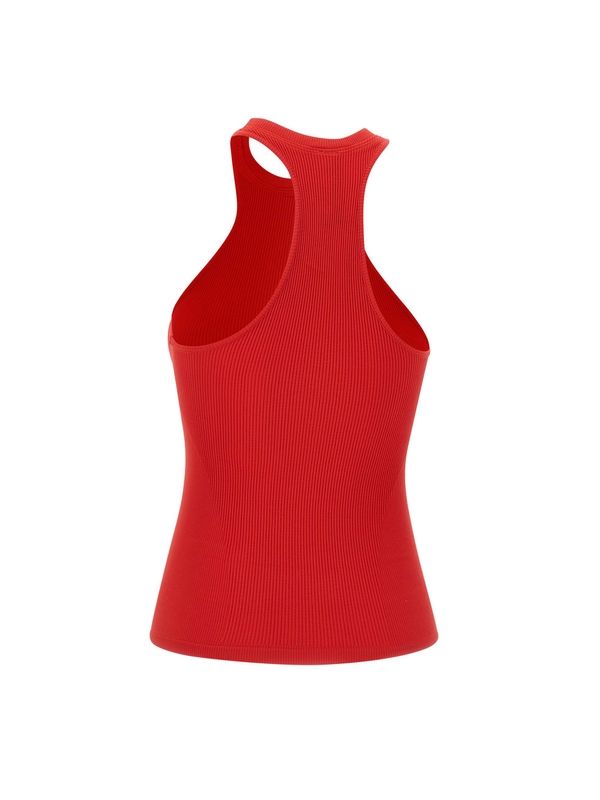 Ribbed Nylon Tank Top