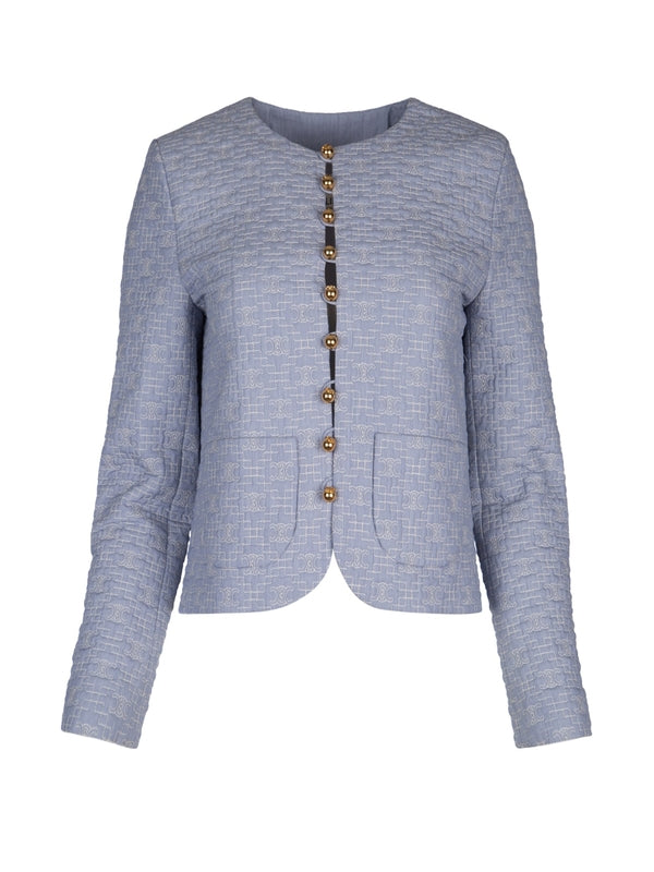 Triomphe Pattern Cotton Jacket