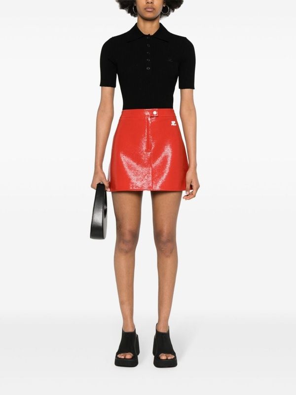 Logo Patch Polo Shirt