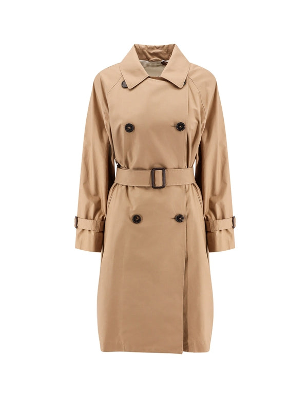 Belt Cotton Blend Trench Coat