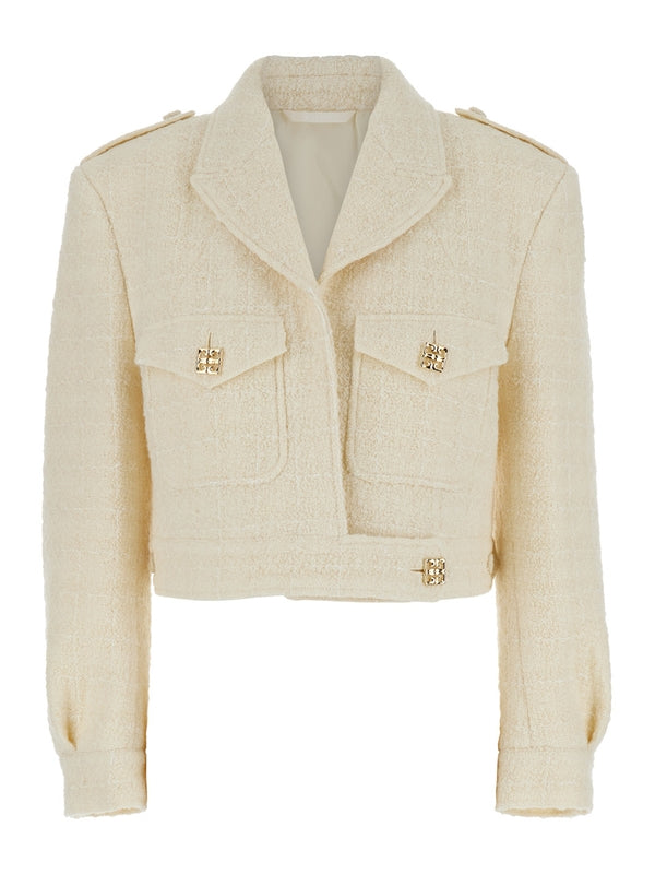 4g Liquid Wool Crop Jacket