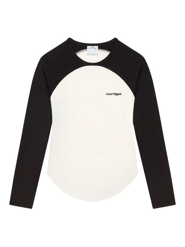 Courrèges White Black Long Sleeve