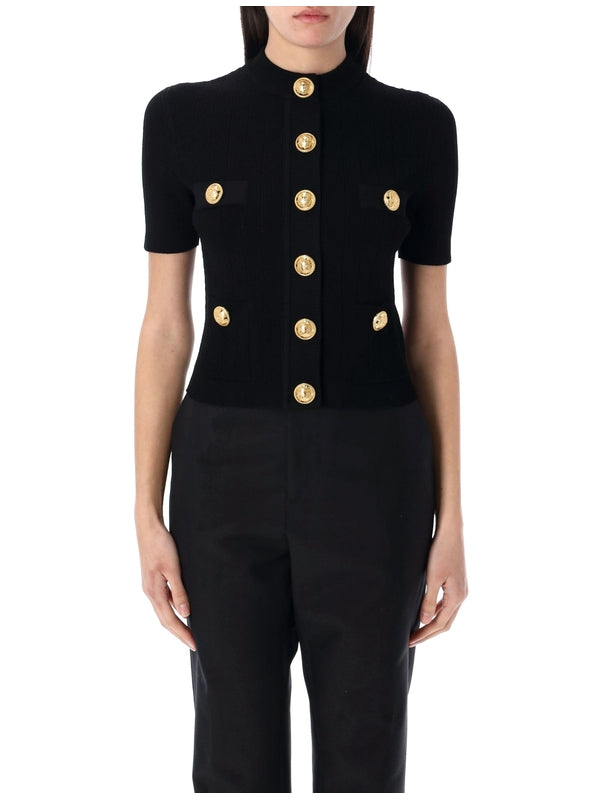 4-pocket knitted cardigan Cardigans